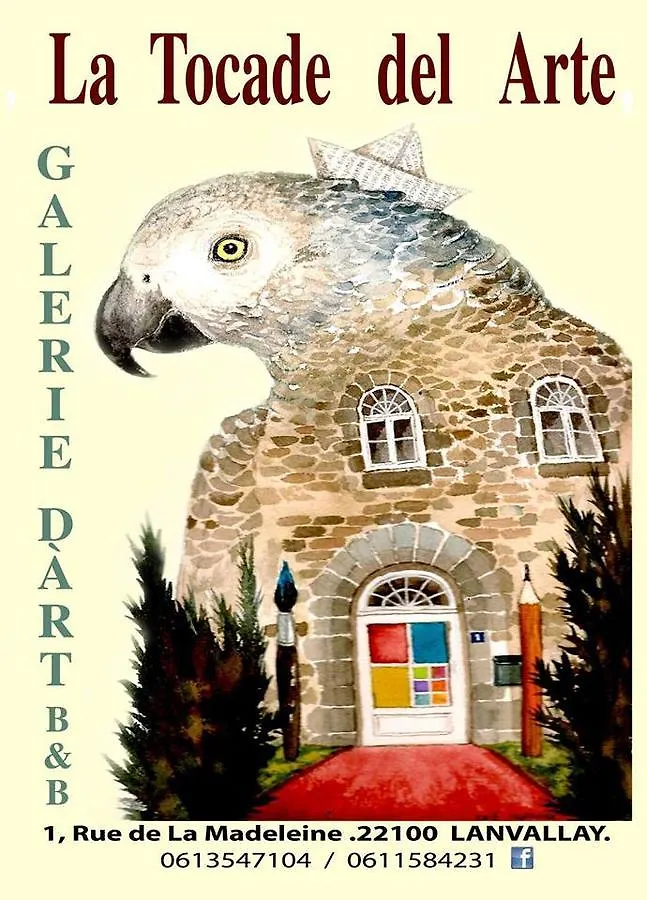 La Tocade Del Arte - Dinan Bed and Breakfast Lanvallay 0*,  Frankrijk